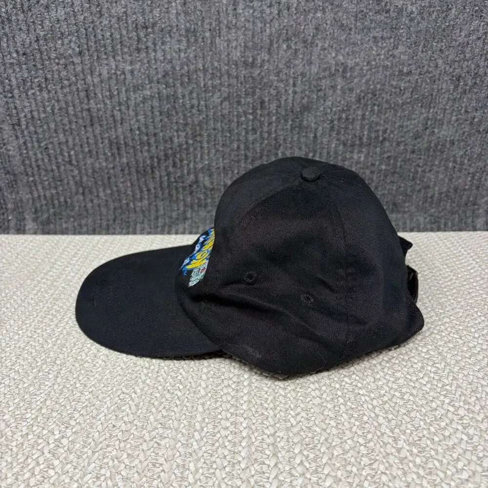 Vintage Pokémon Gotta Catch Em All Black Strapback Hat Cap Nintendo 90s